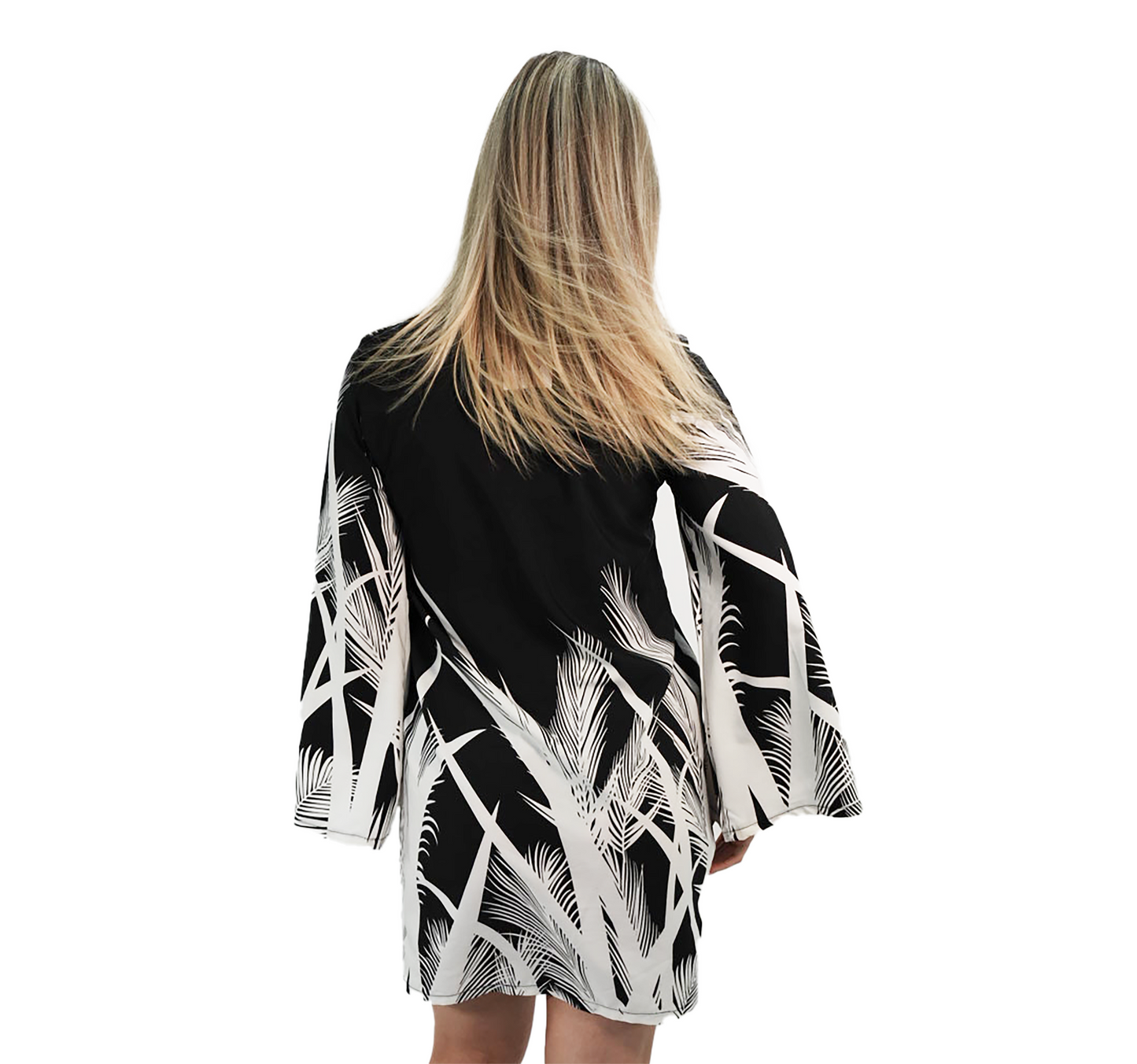 Tropical Breeze Shift Dress Black Dominance