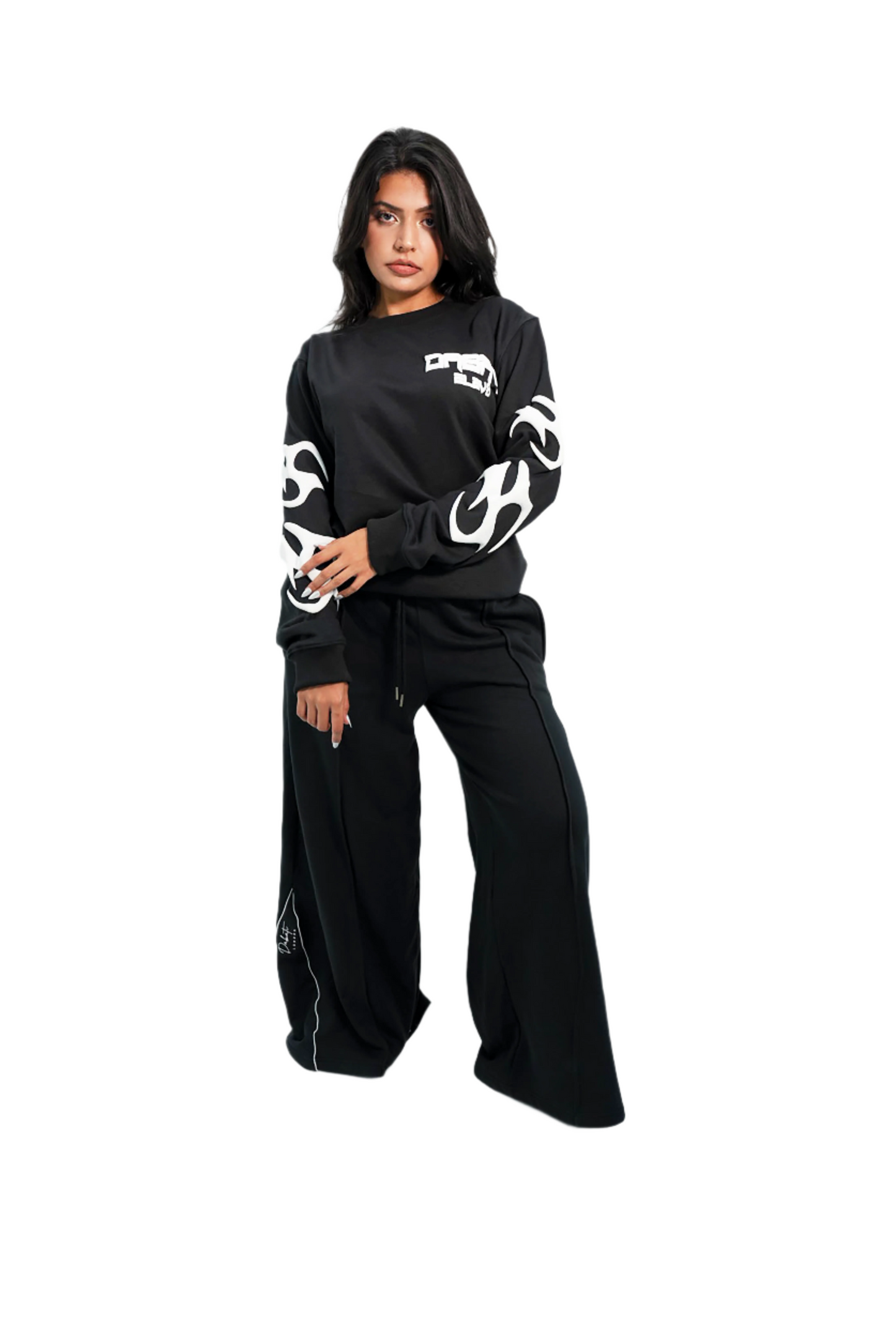 Black Signature Splitfare Joggers 2 piece set