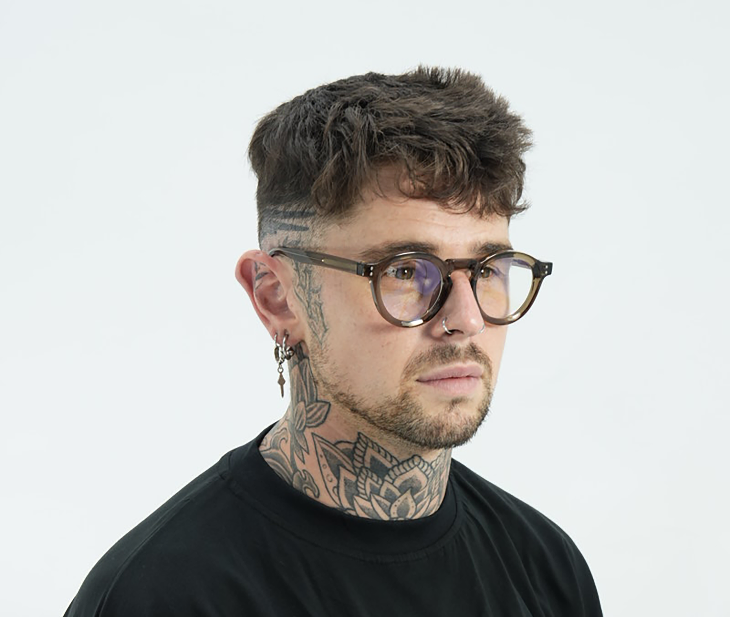 DABATI Clear Vision Harry Bloom clear lens (Brown)
