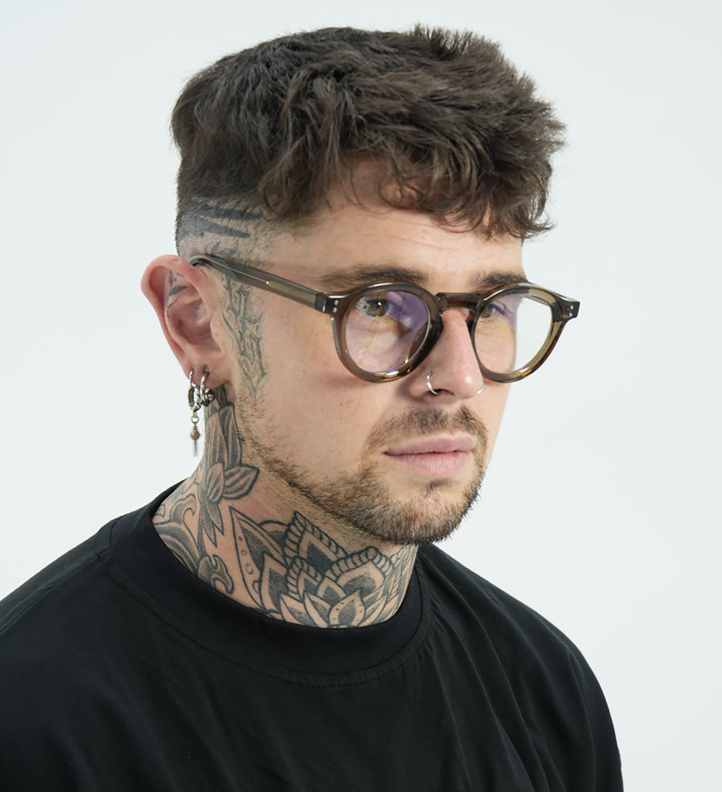 DABATI Clear Vision Harry Bloom clear lens (Brown)