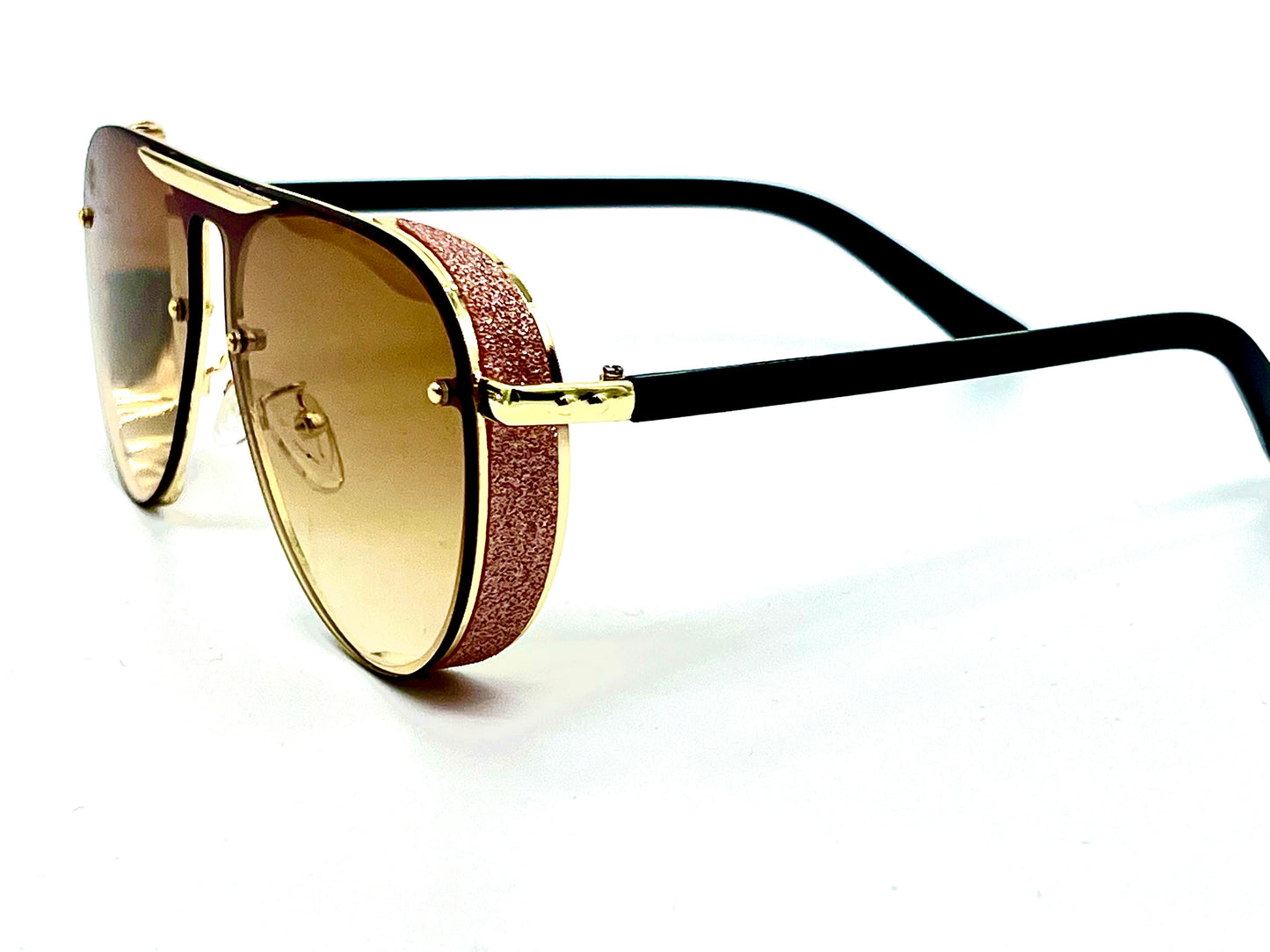 Brown Misoto studded Sunglases