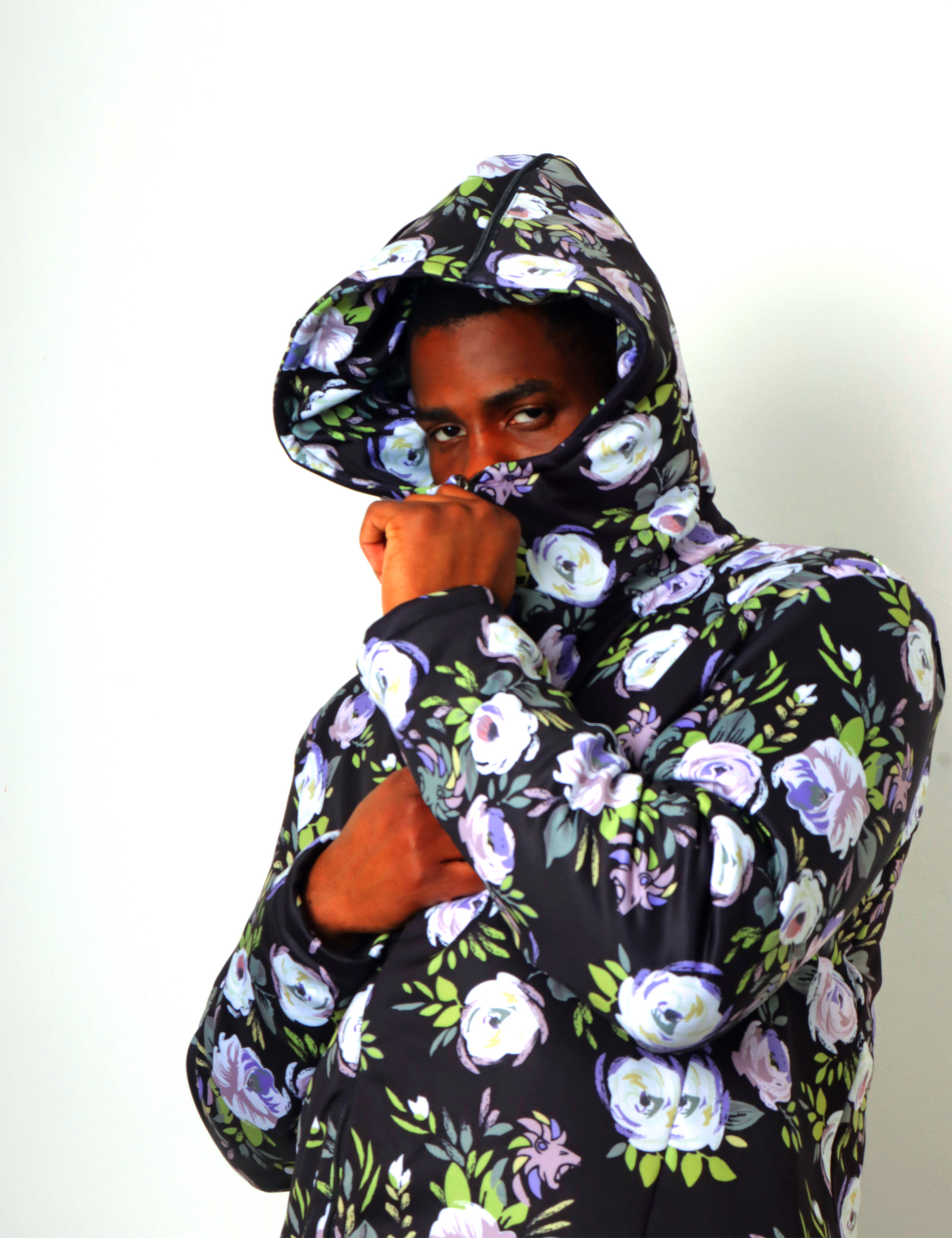 Unisex Jacket Dark Floral
