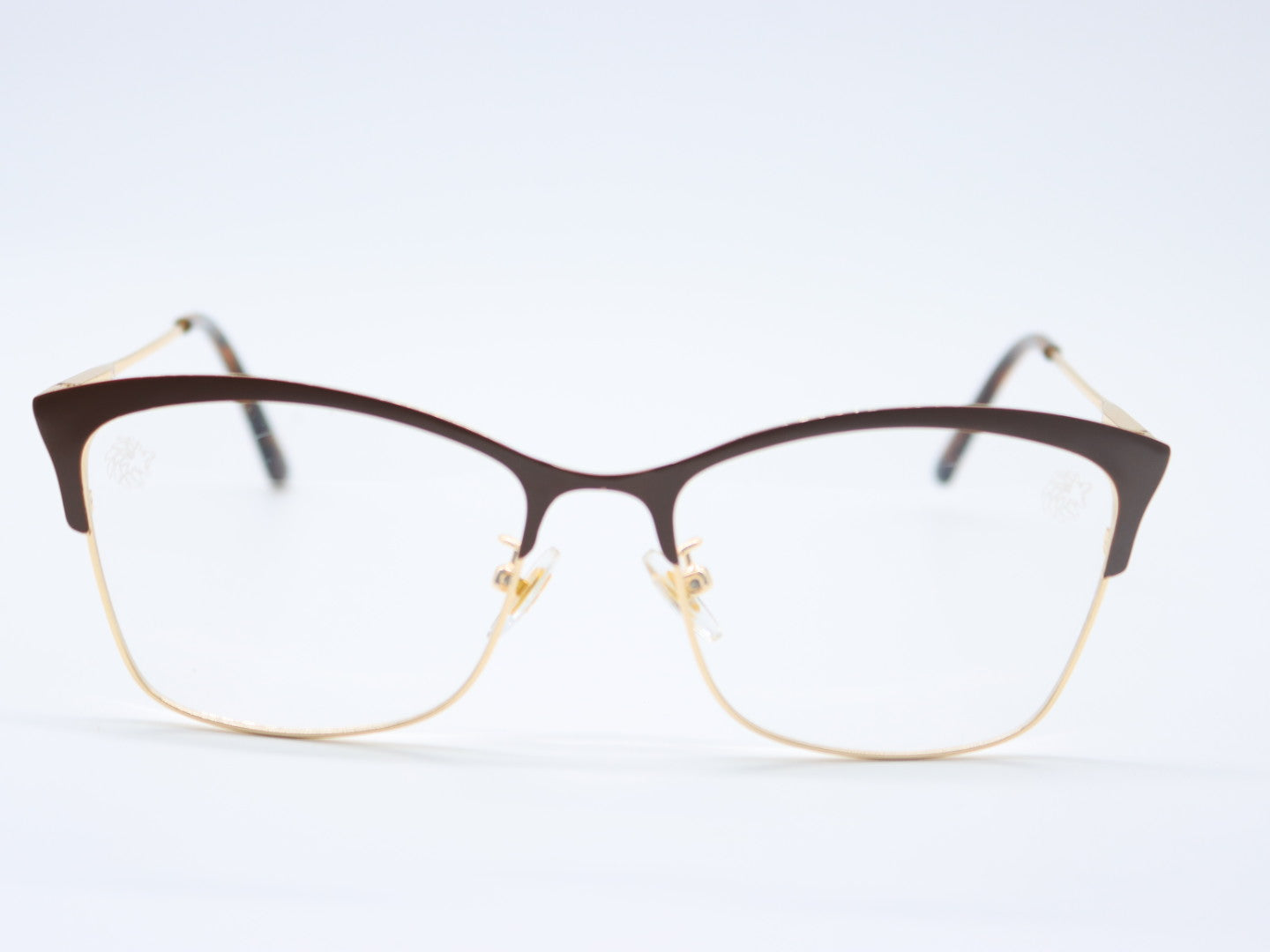 Paris Dark Brown/Gold Frame Clear Lens
