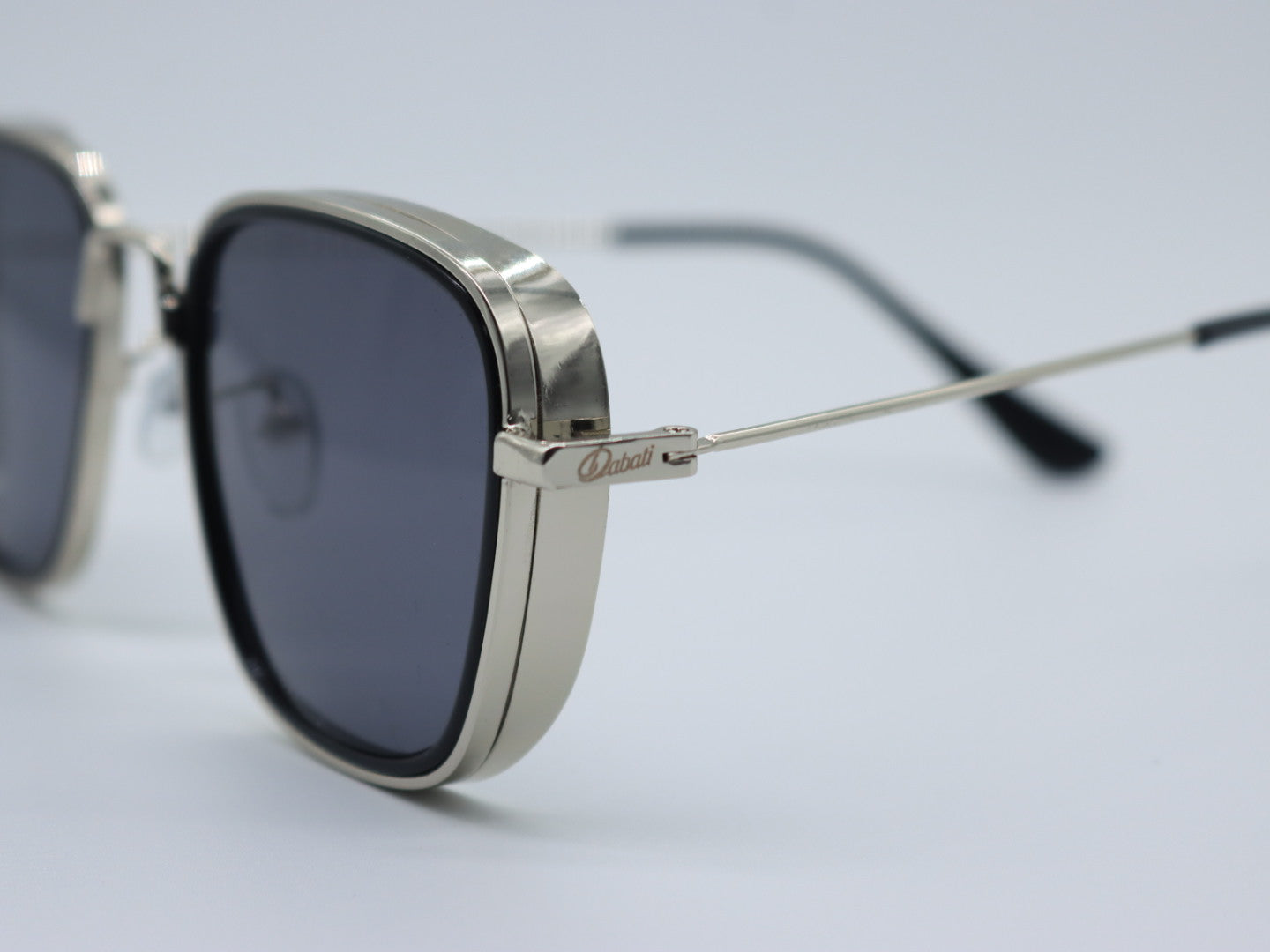 Raven Silver Frame Dark shade Lens Suglasses