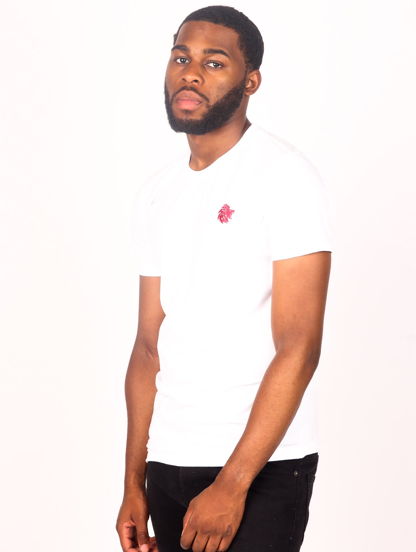 Men's T shirt White Slim Fit