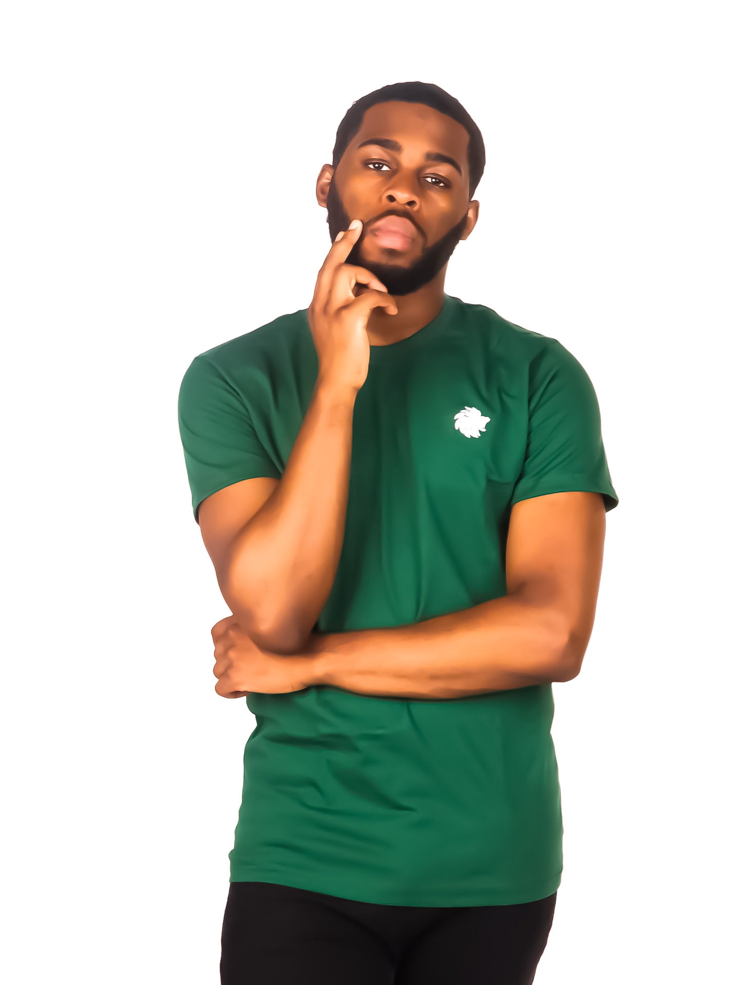 Men's T shirt Green Slim Fit