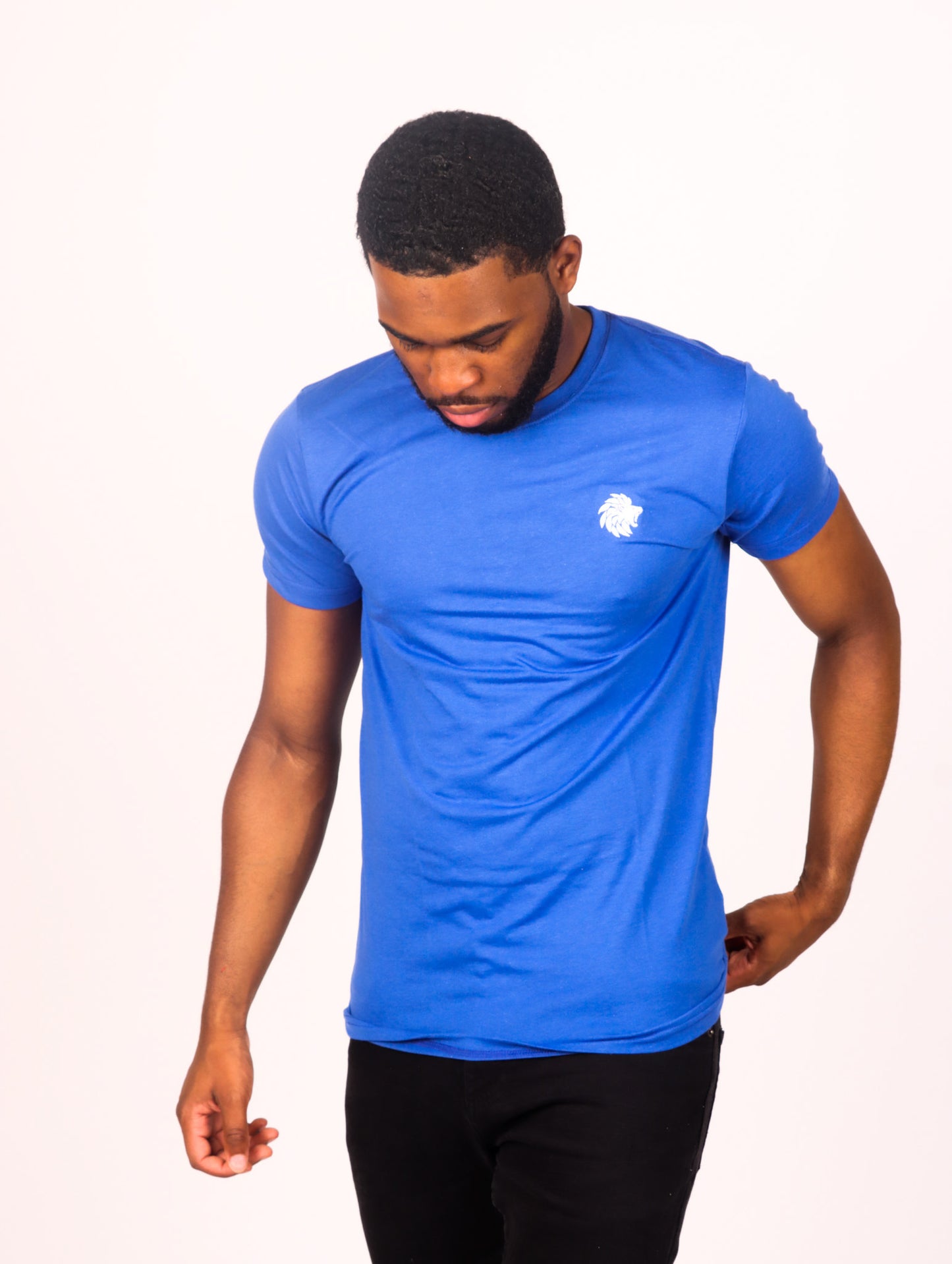 Men's T shirt Blue Slim Fit