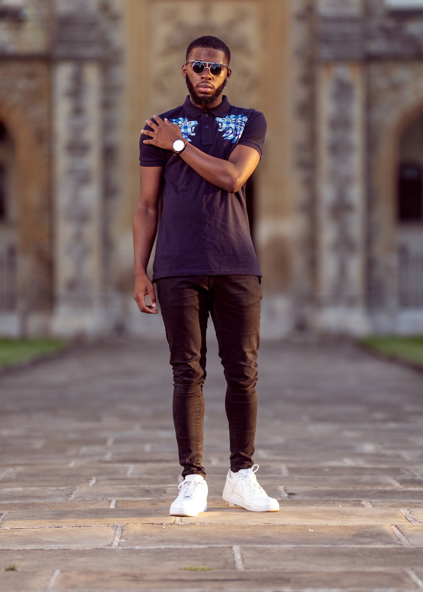 Zulu Double Crested Blue Polo Shirt