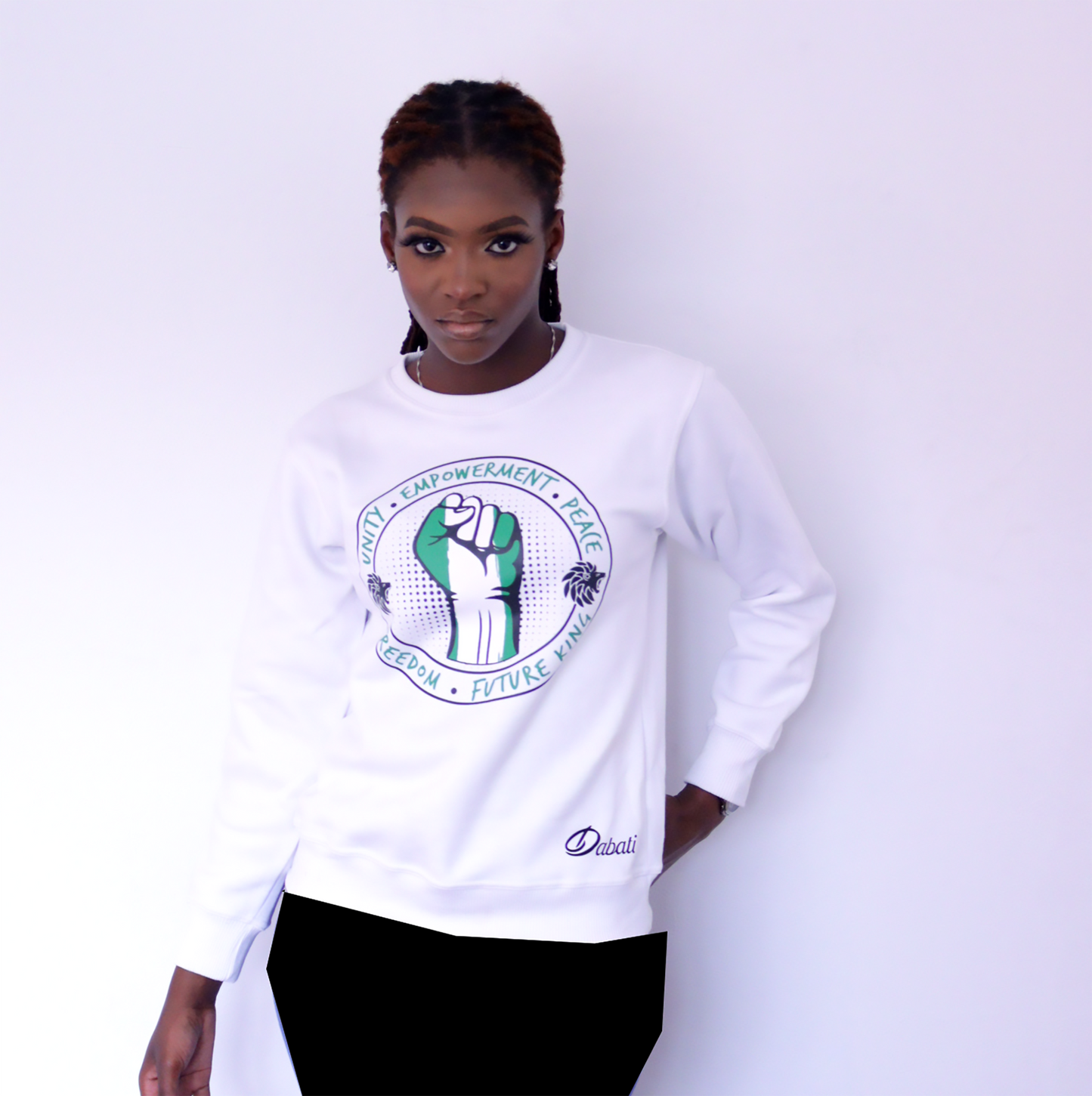 White Sweatshirt Women's