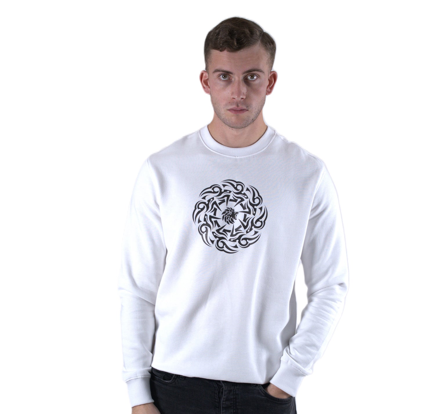 White quality sweatshirt by Dabati London 