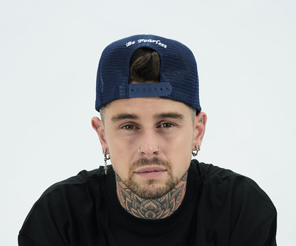 Unisex Dark blue trucker cap