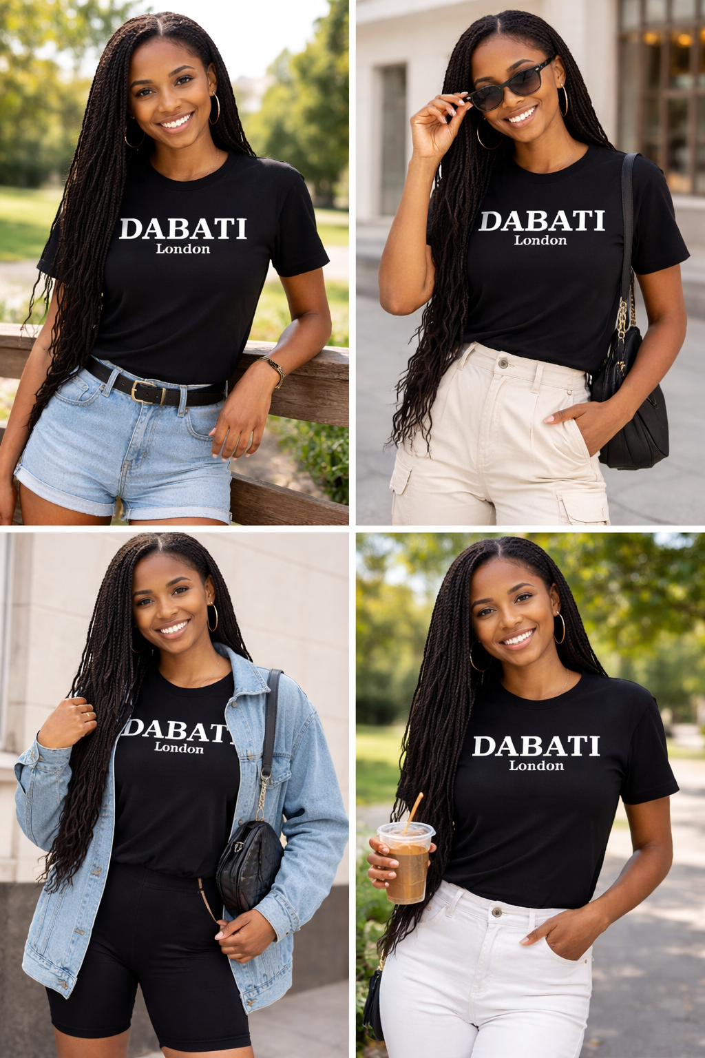 Dabati London Signature Classic  Black T-Shirt – Premium Cotton Streetwear