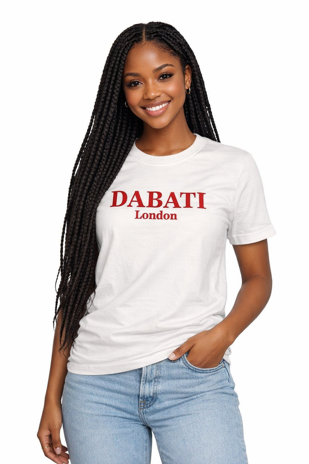 Dabati London Signature Classic White T-Shirt – Premium Cotton Streetwear