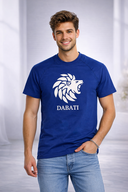Dabati London Signature Classic Blue  T-Shirt – Premium Cotton Streetwear