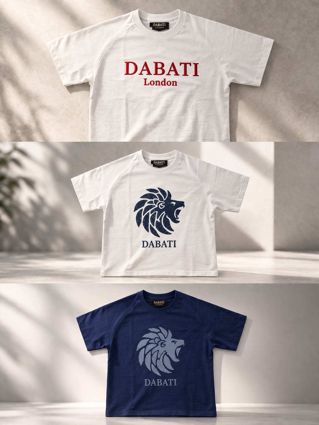 Dabati London Signature Classic Blue  T-Shirt – Premium Cotton Streetwear