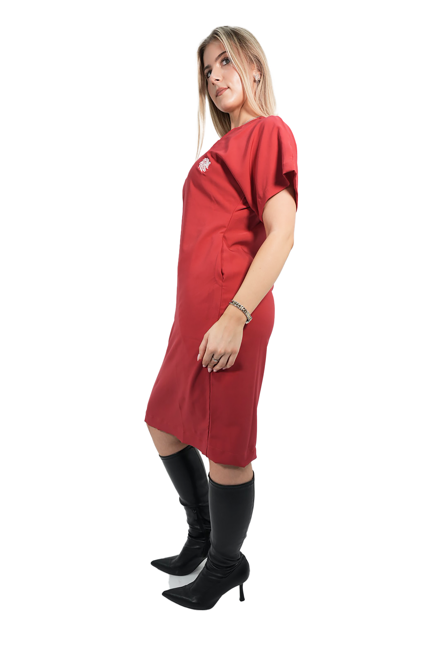 Baby Senn Chic Shirt Dress – Red