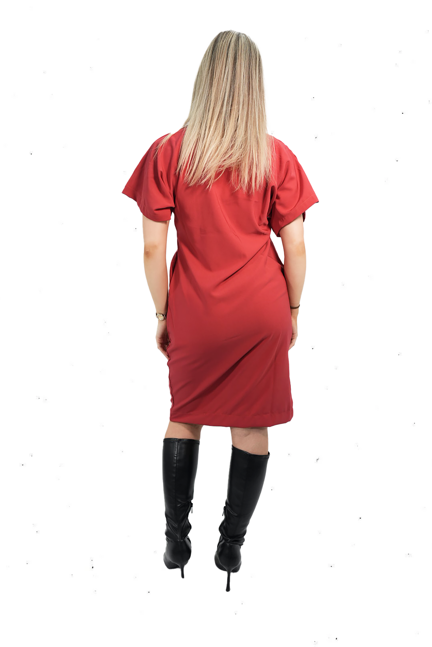Baby Senn Chic Shirt Dress – Red