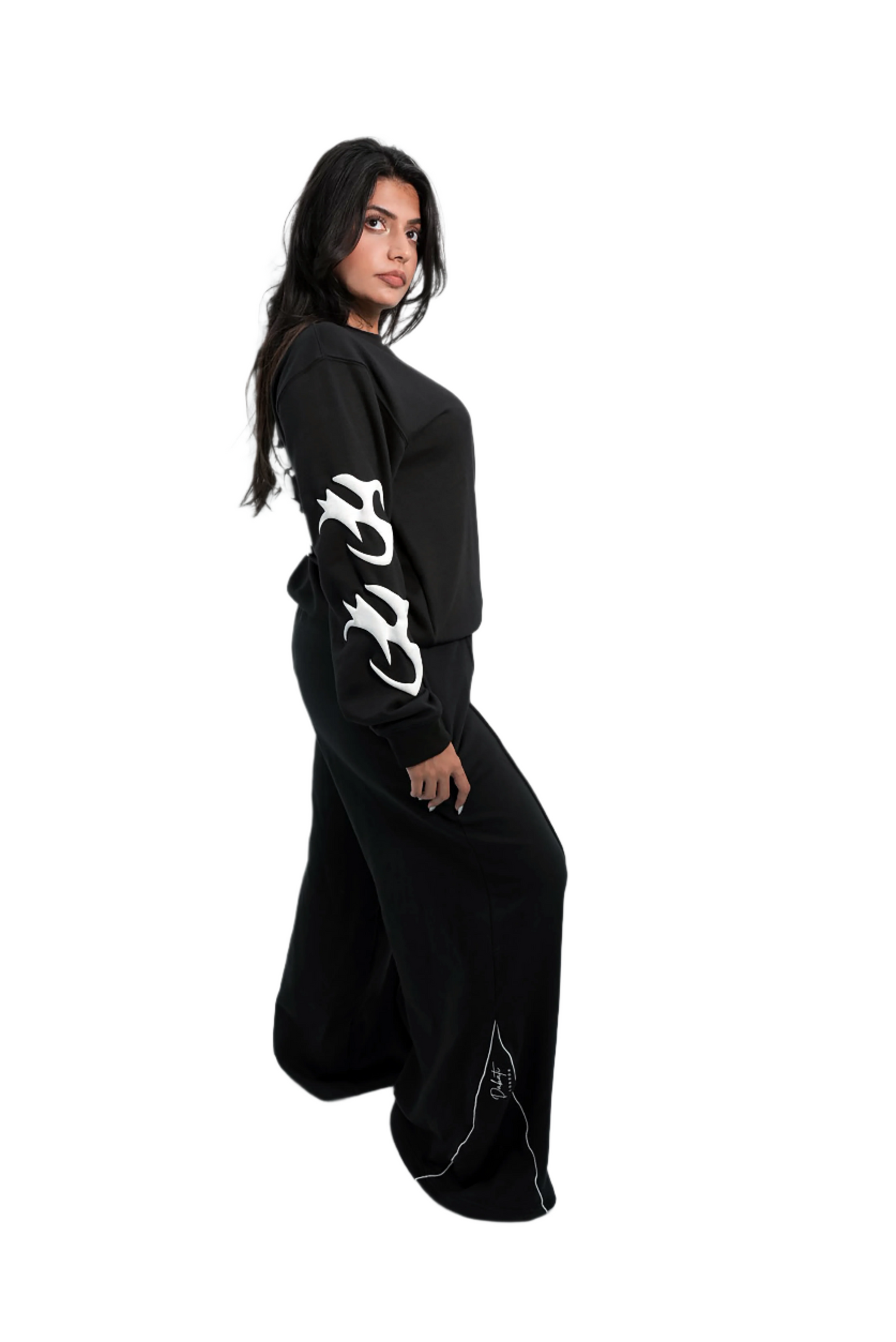 Black Signature Splitfare Joggers 2 piece set