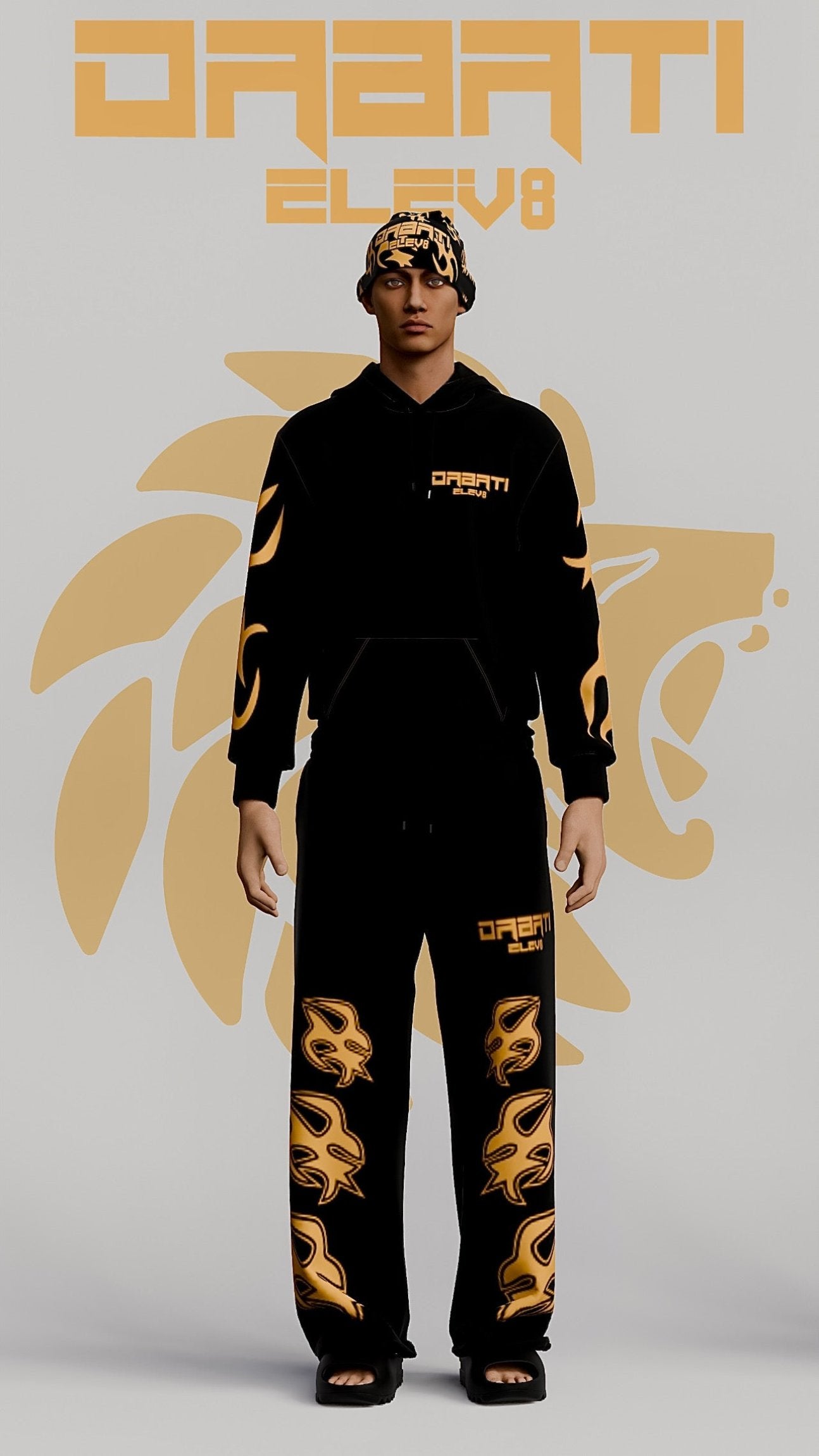 ELEV8 Black and gold