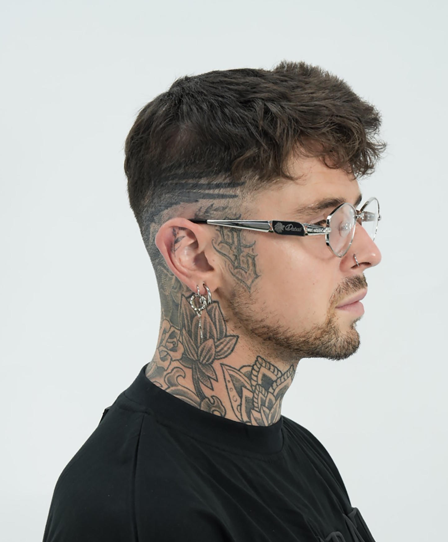 Clear glasses  Silver  Frame Myra