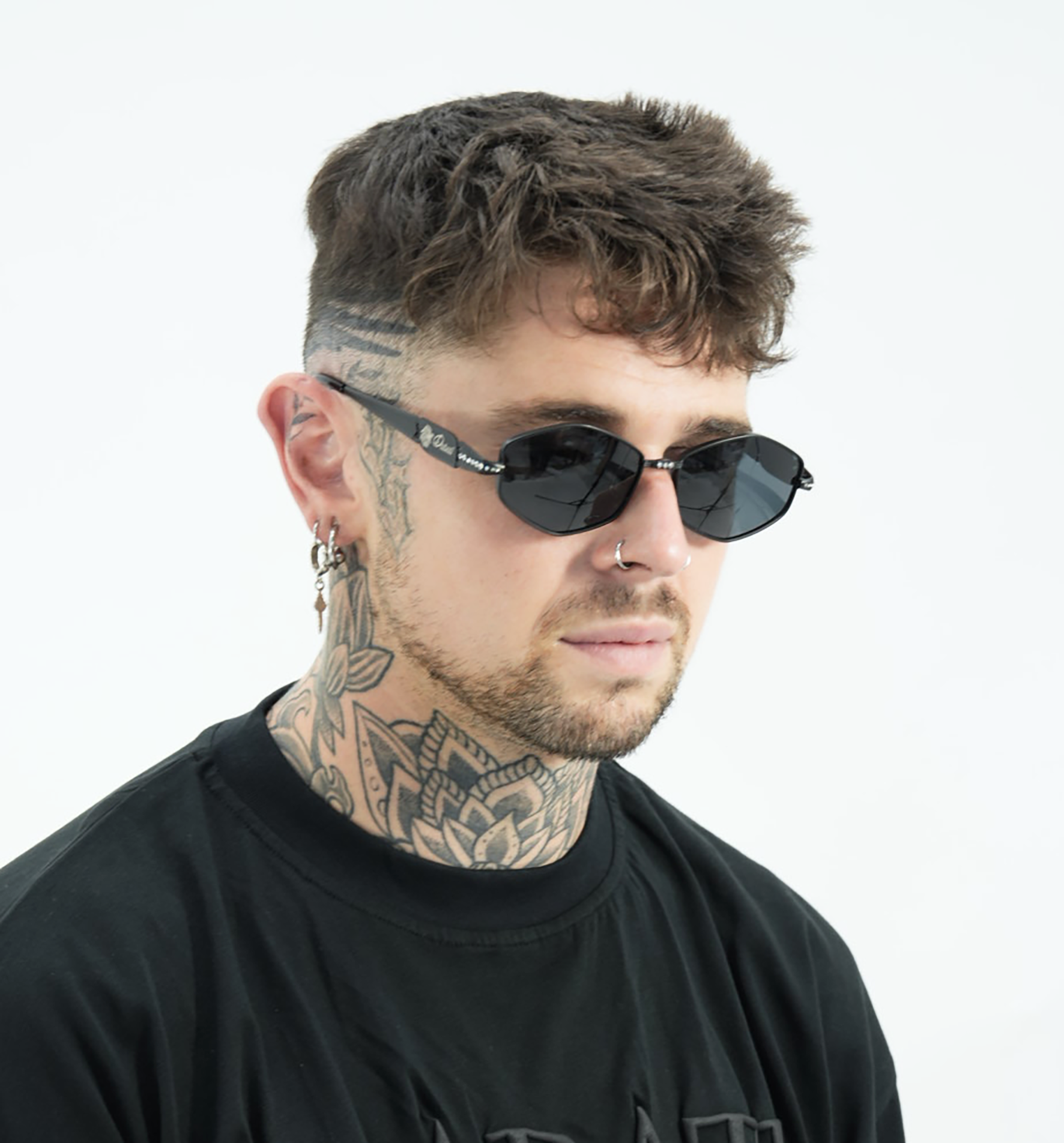 Exclusive  Black Frame Dabati Myra Sunglasses