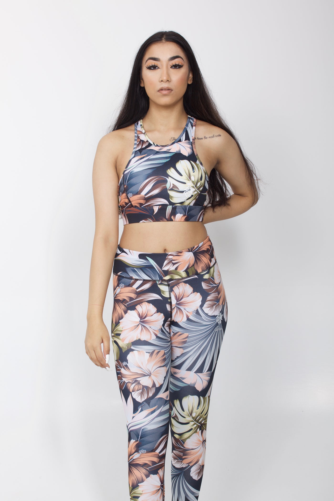 Ana berry  two piece floral set