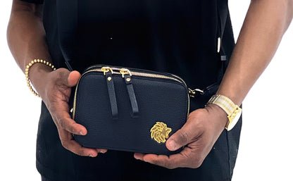 Timeless plain gold logo Bag