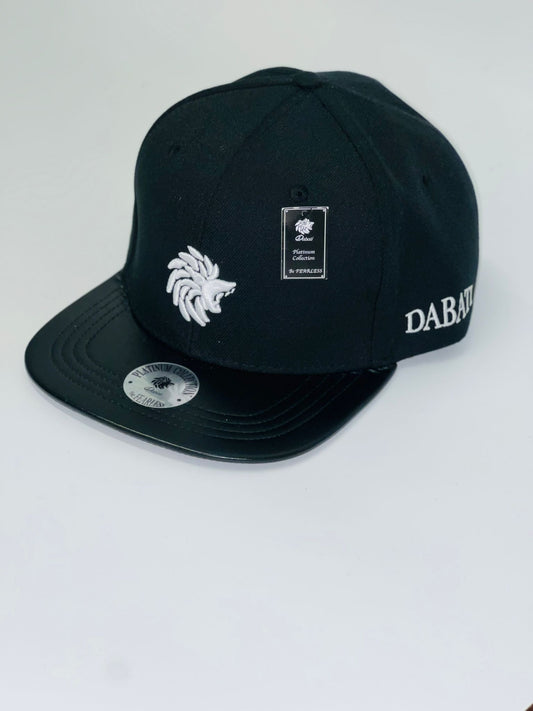 Men's Caps Black &White Logo