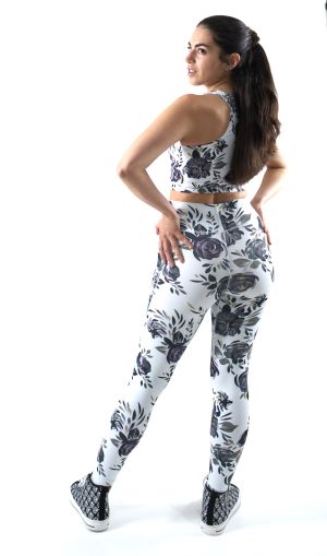 Influence Serena white two piece floral set