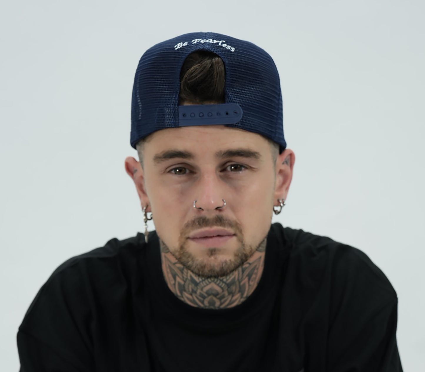 Unisex Dark blue trucker cap