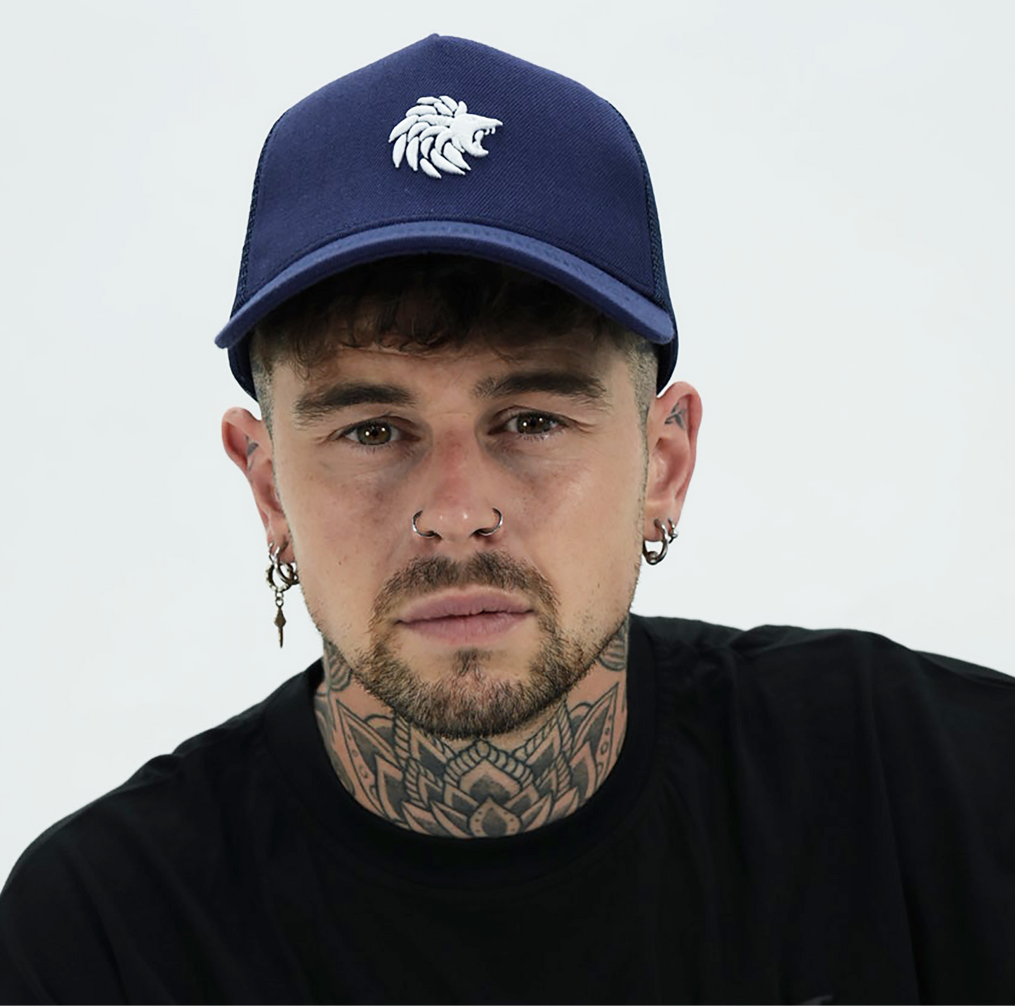 Unisex Dark blue trucker cap