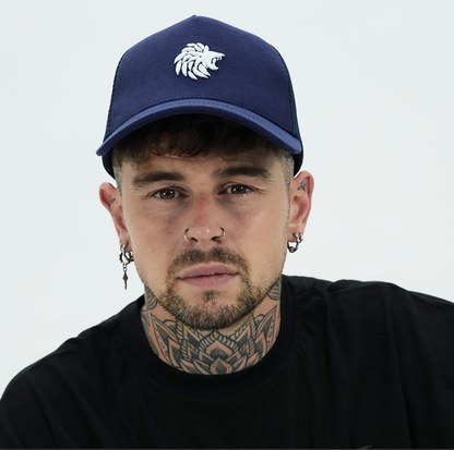 Unisex Dark blue trucker cap