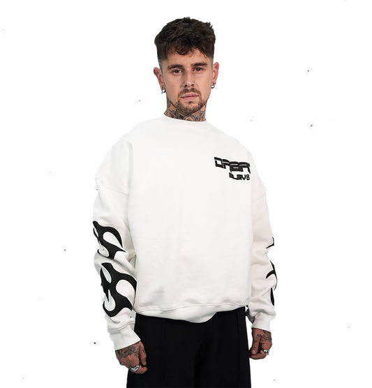 White Elev8 Sweatshirt