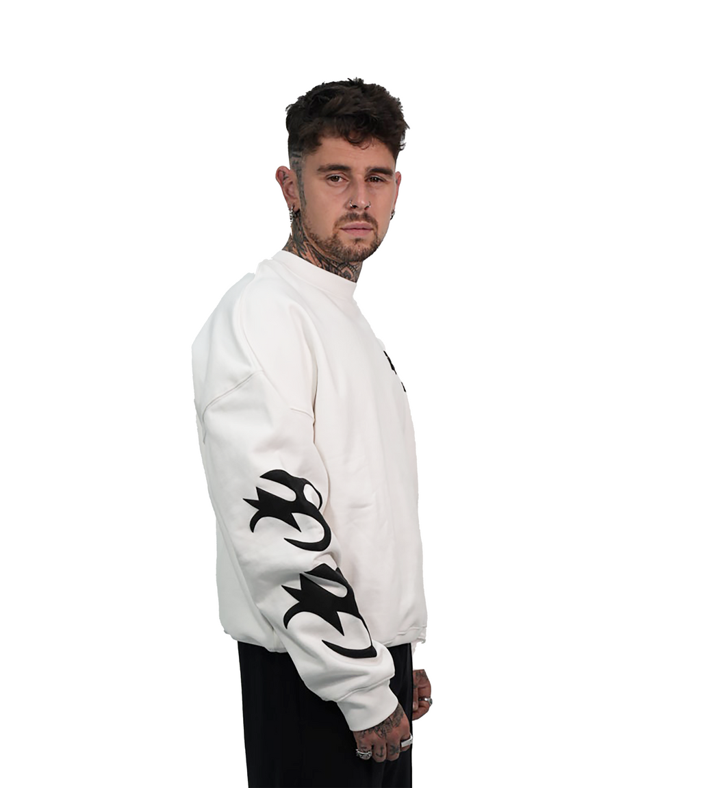 Black and White Elev8 Sweatshirt