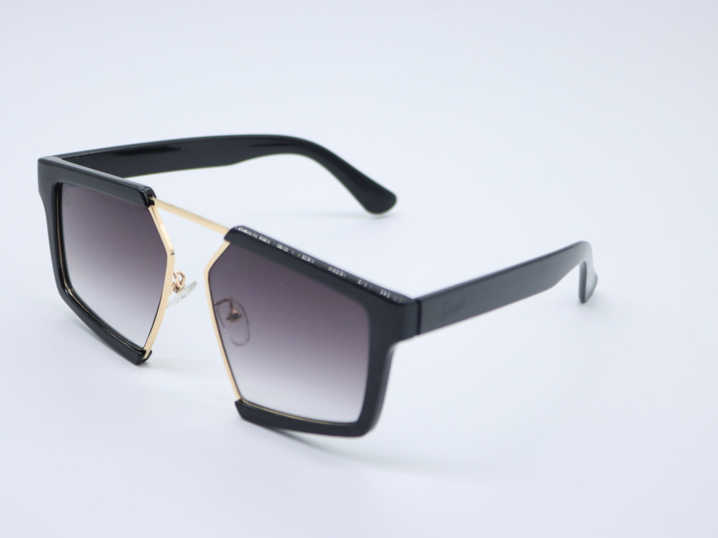 Clear Purple Black Sunglasses
