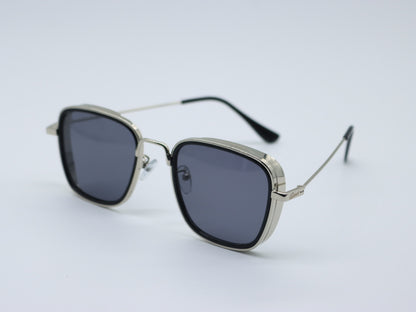 Raven Silver Frame Dark shade Lens  Suglasses