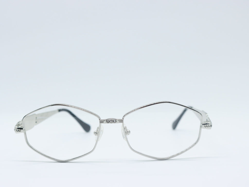 Clear glasses  Silver  Frame Myra