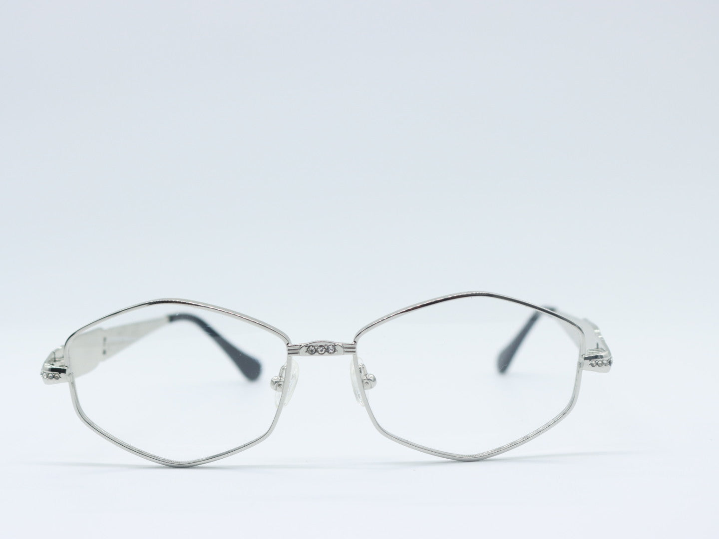 Clear glasses  Silver  Frame Myra