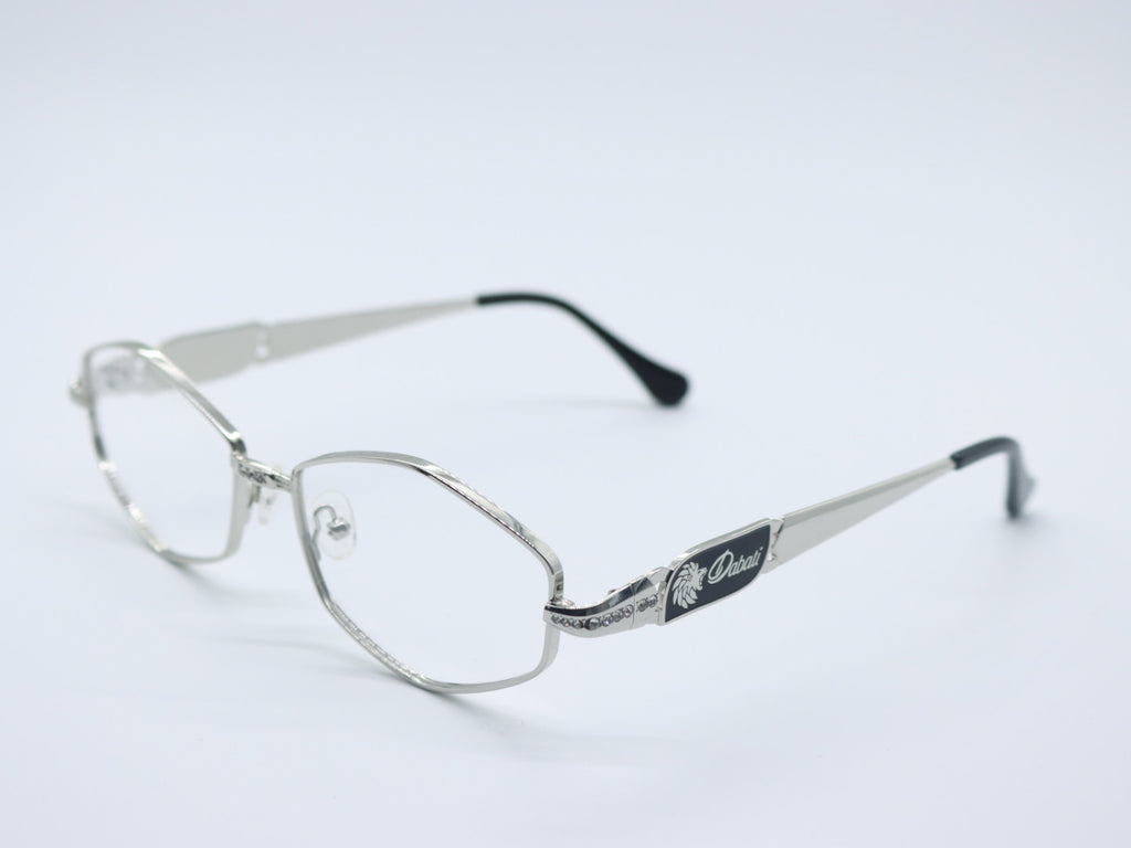 Clear glasses  Silver  Frame Myra