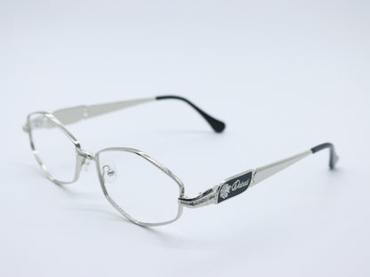 Clear glasses  Silver  Frame Myra