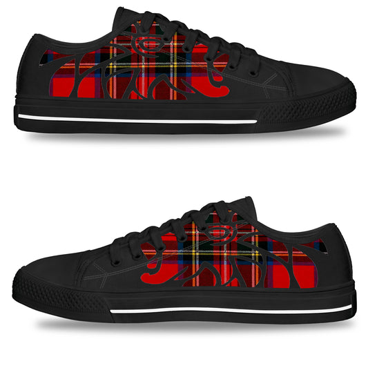 Black and red V12 chucks