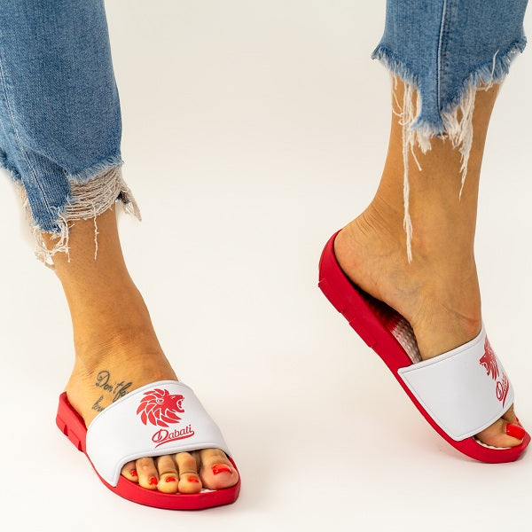 Dabati Red Slippers - Dabati London