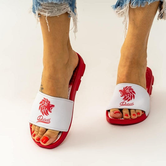 Dabati Red Slippers - Dabati London