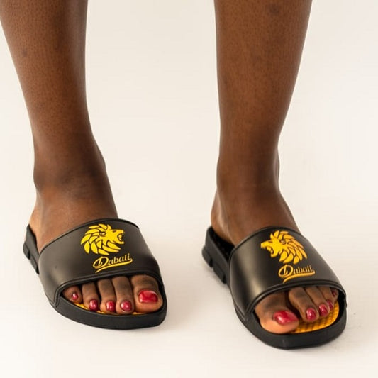 Dabati Black Slippers - Dabati London