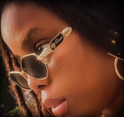 Sunglasses Gold  Frame Myra