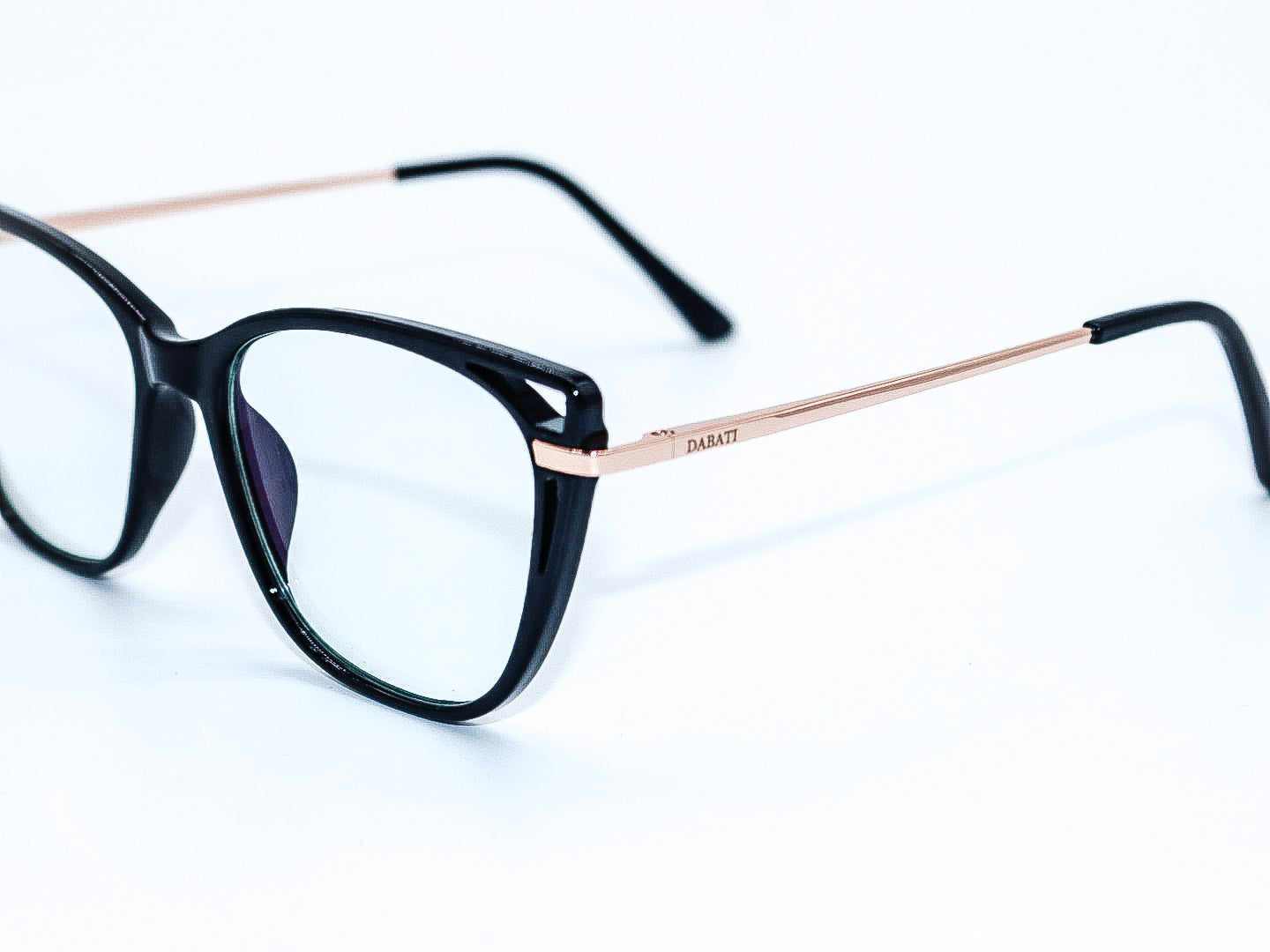 Martyna black frame clear lens ( UV400)