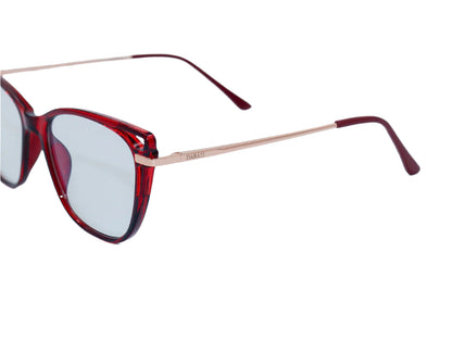 Martyna red frame clear lens ( UV400)