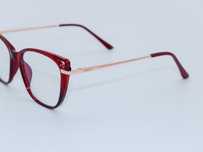 Martyna red frame clear lens ( UV400)