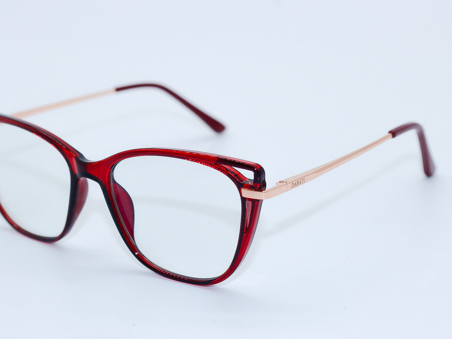 Martyna red frame clear lens ( UV400)