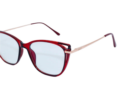 Martyna red frame clear lens ( UV400)